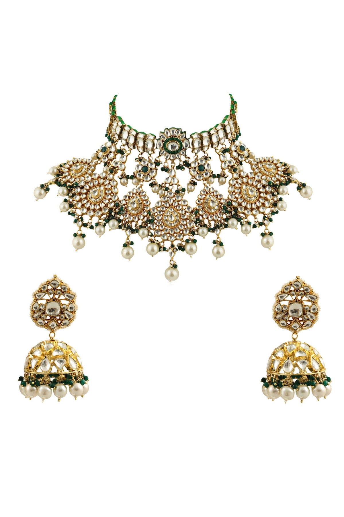 Bead Drop Necklace Set 