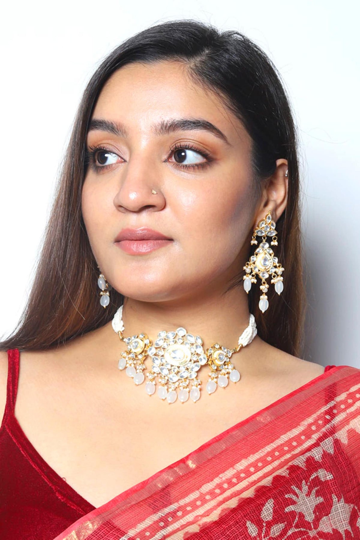 Kundan Pendant Choker Set 