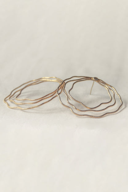 Poppy Handcrafted Wired Hoops 