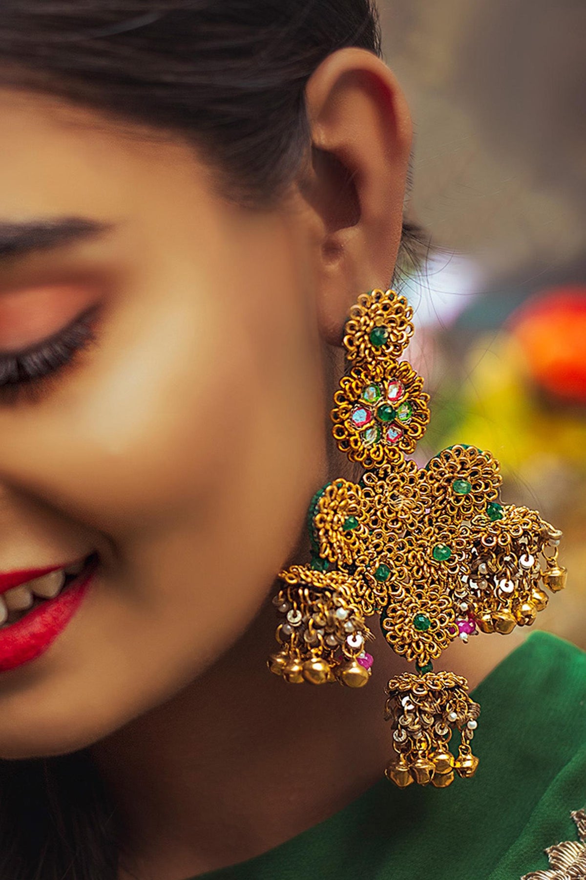 Floral Shaped Danglers 