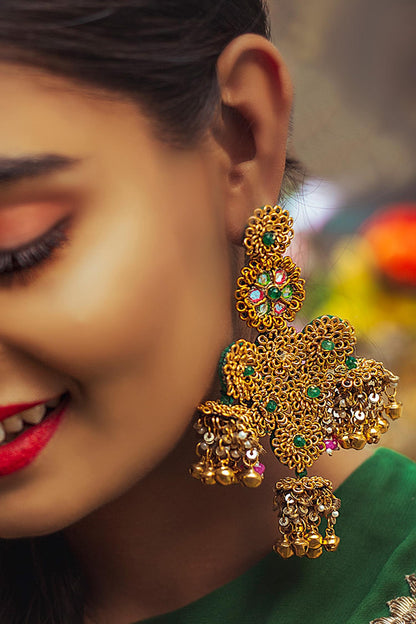 Floral Shaped Danglers 