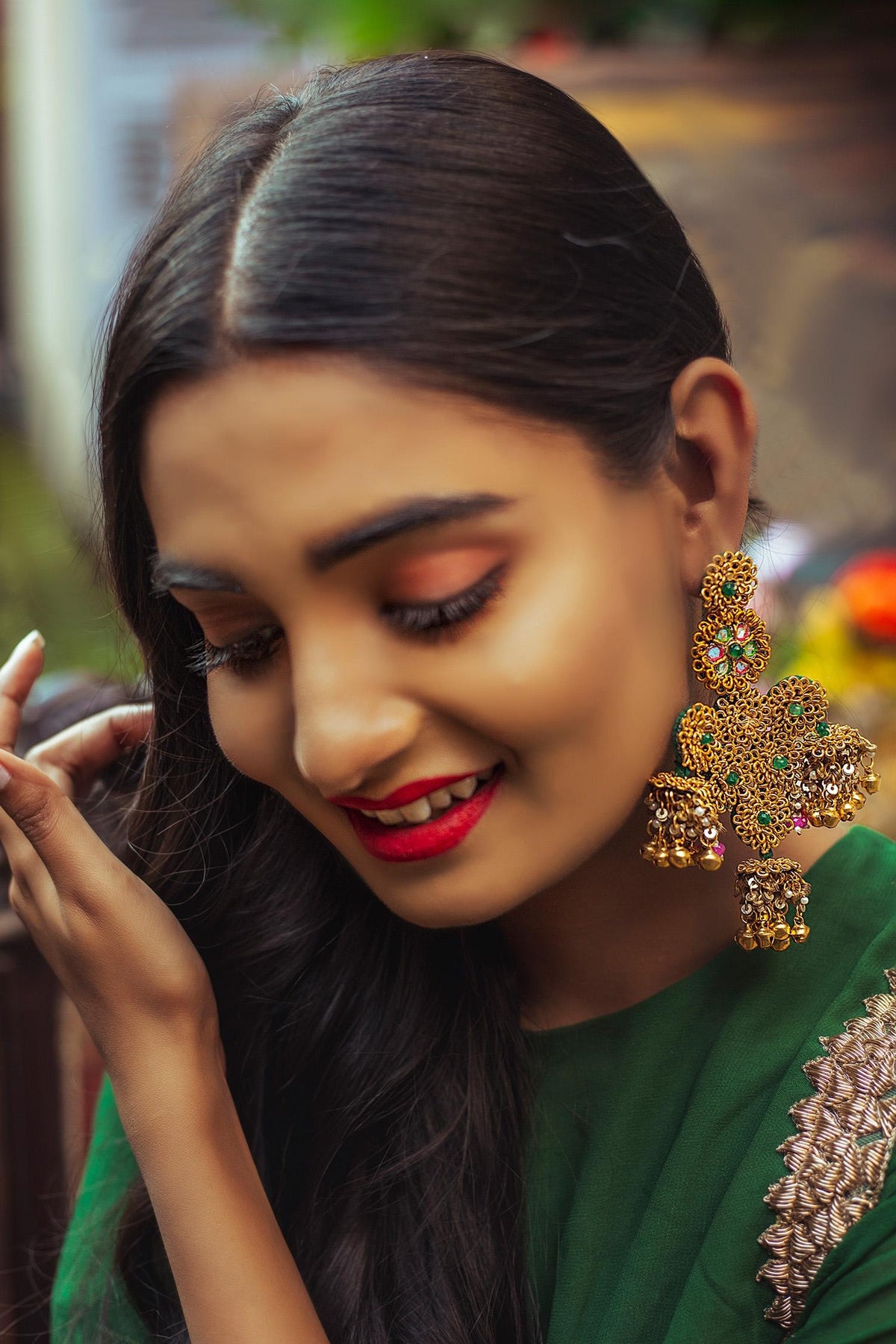 Floral Shaped Danglers 