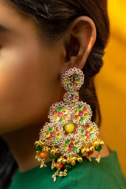 Floral Shaped Danglers 