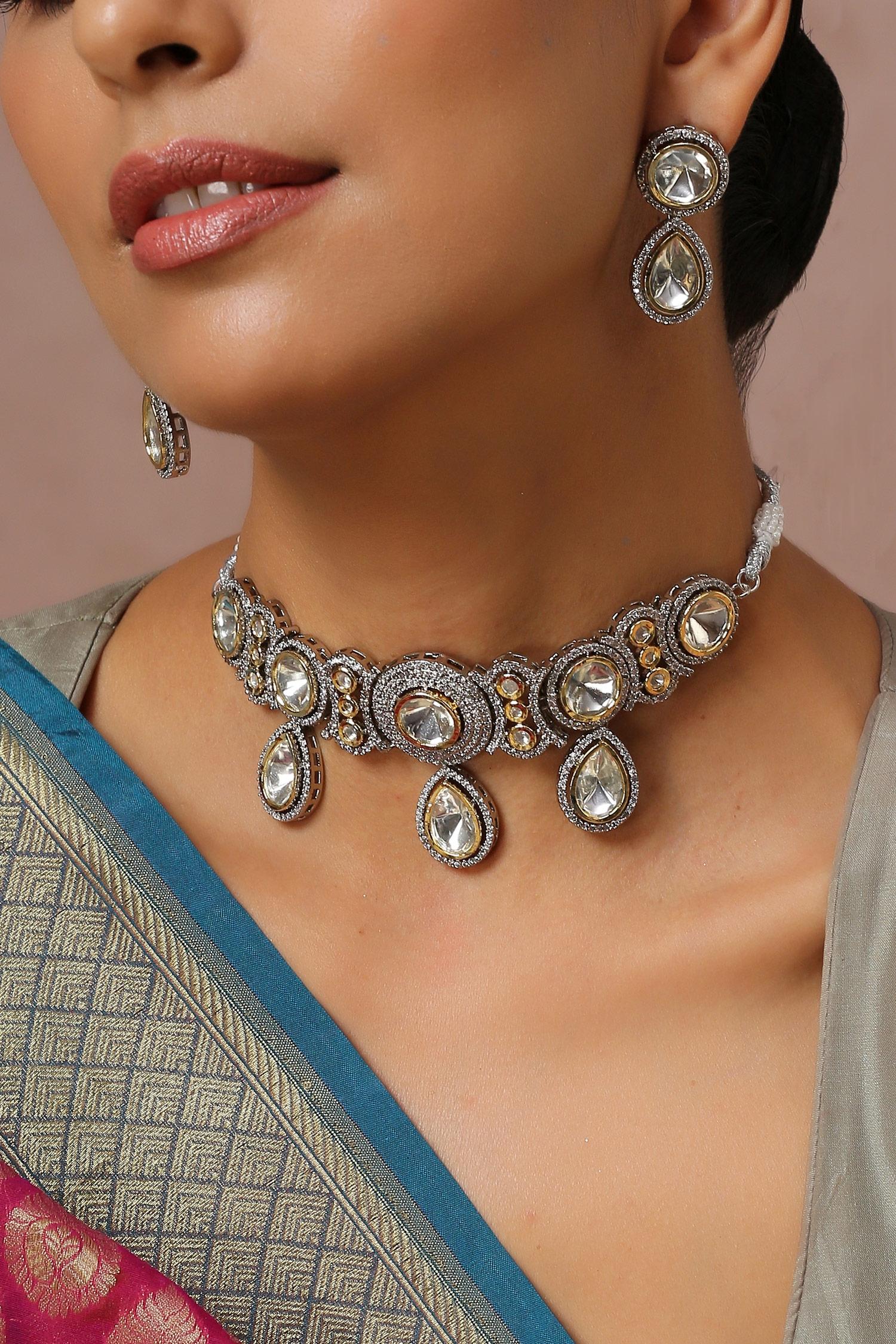 Polki Embellished Choker Set 