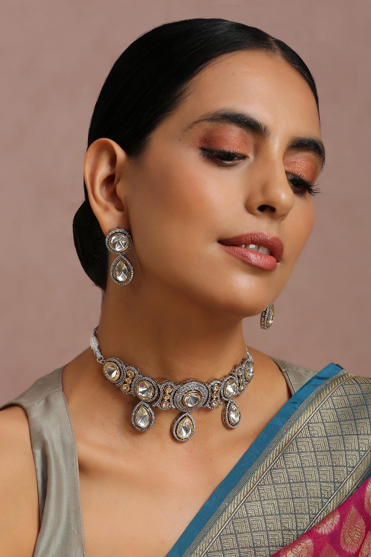 Polki Embellished Choker Set 