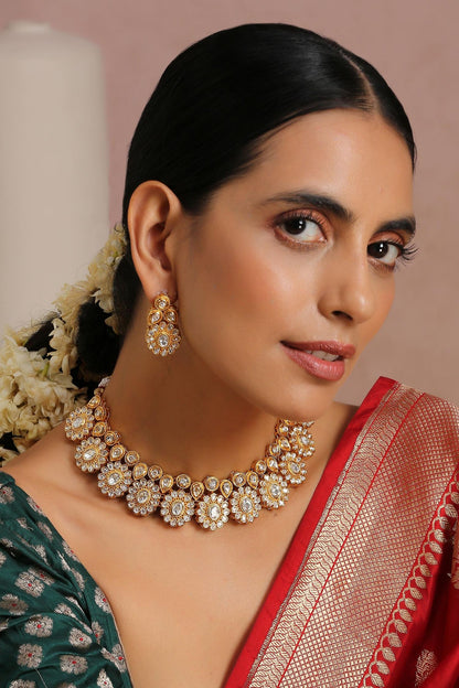 Floral Shaped Necklace Set 