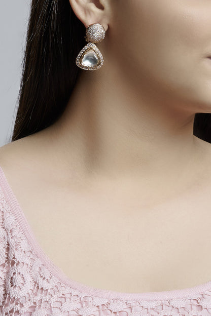Geometric Crystal Studs 