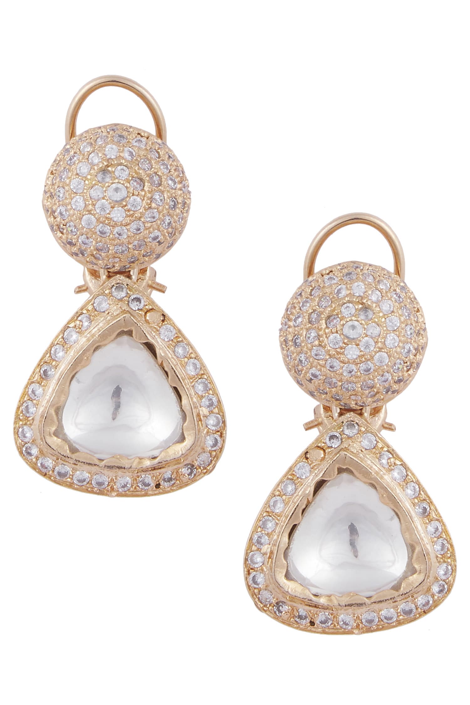 Geometric Crystal Studs 
