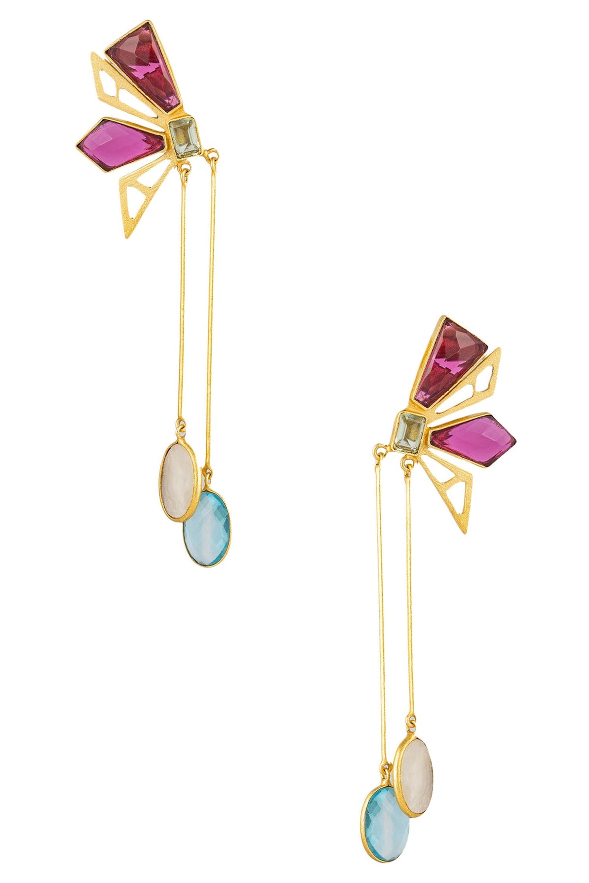 Geometric Stone Danglers 