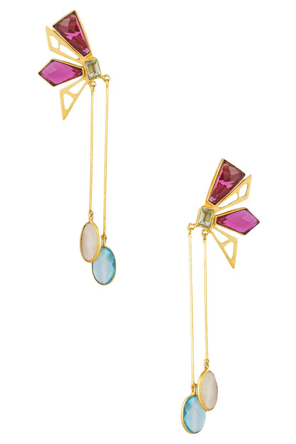 Geometric Stone Danglers 