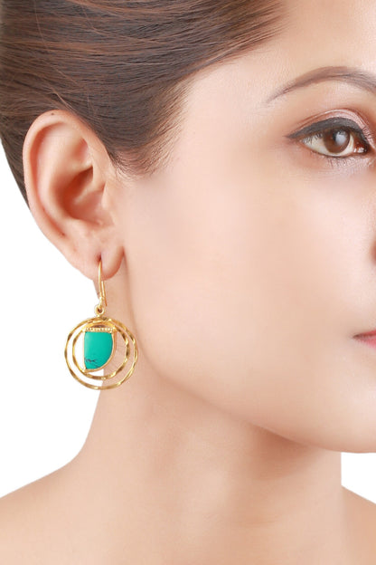 Handcrafted Circular Shape Earrings 