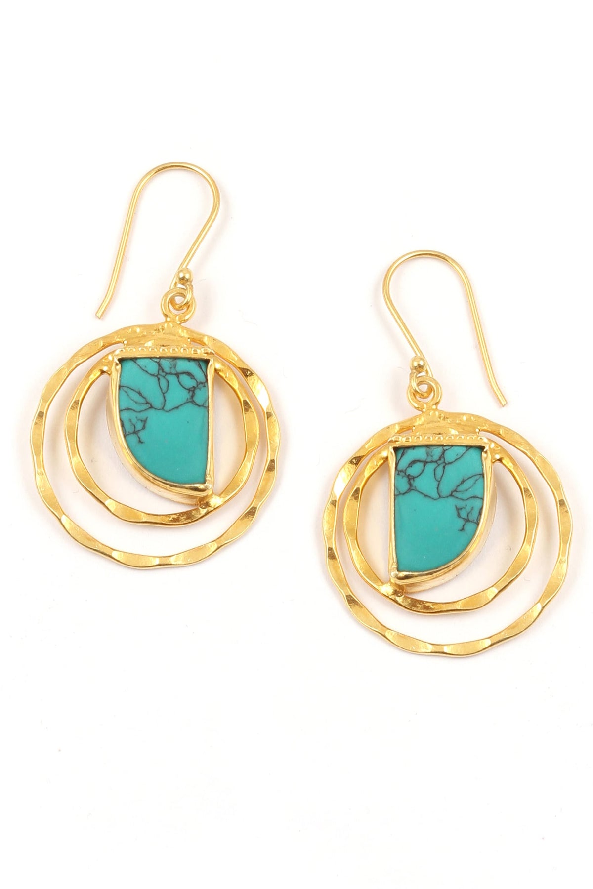 Handcrafted Circular Shape Earrings 