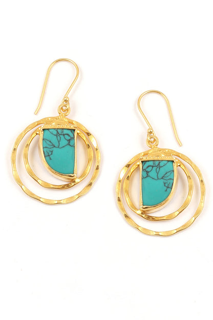 Handcrafted Circular Shape Earrings 