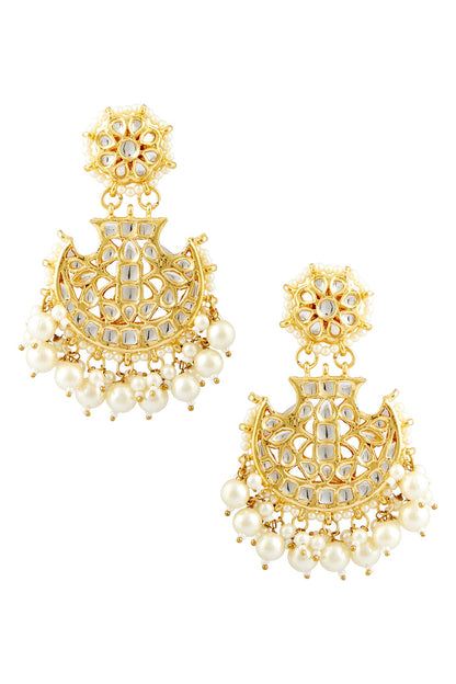 Kundan Studded Chandbalis 