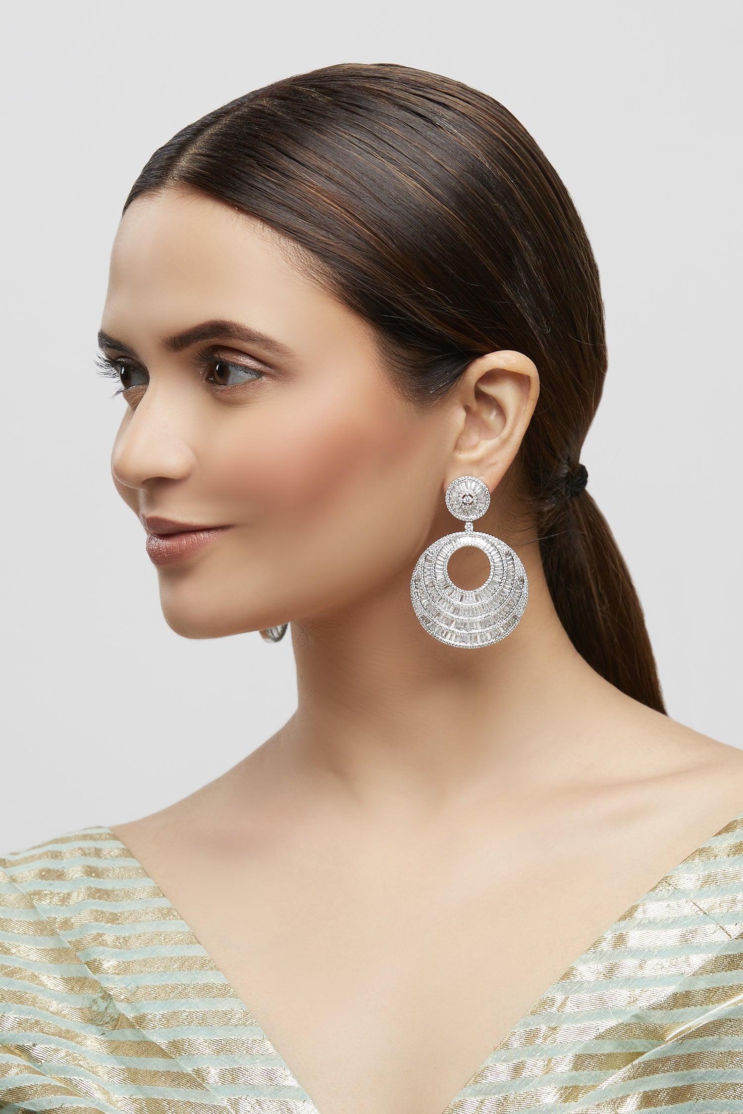 Crystal Circular Danglers 