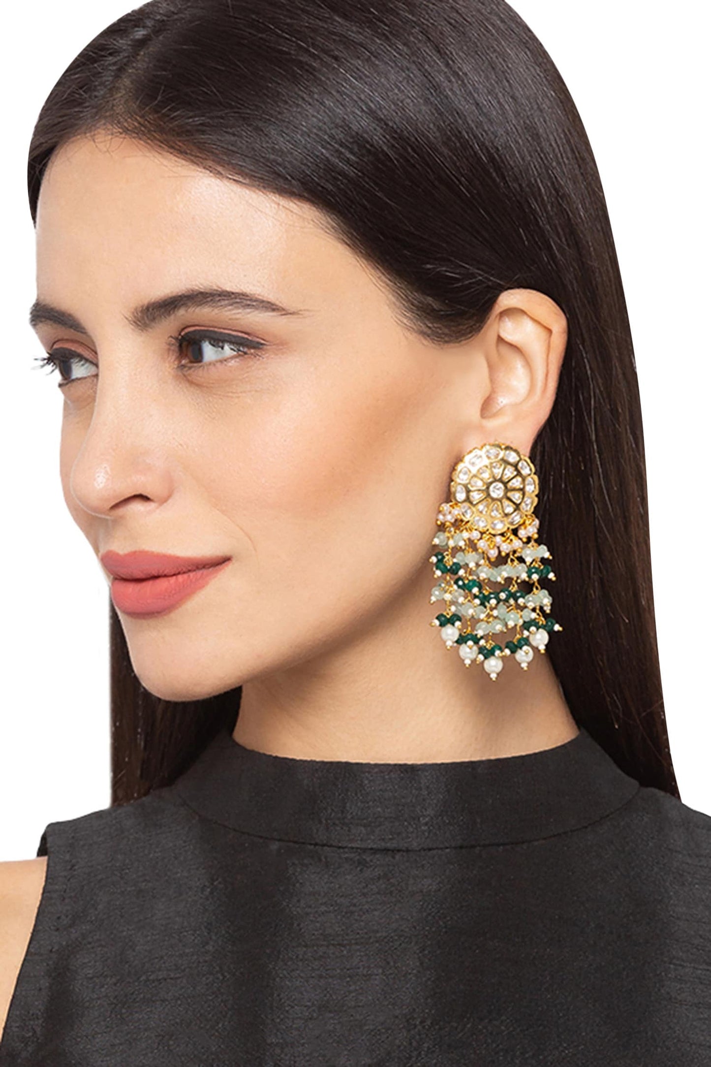 Tiered Bead Drop Danglers 