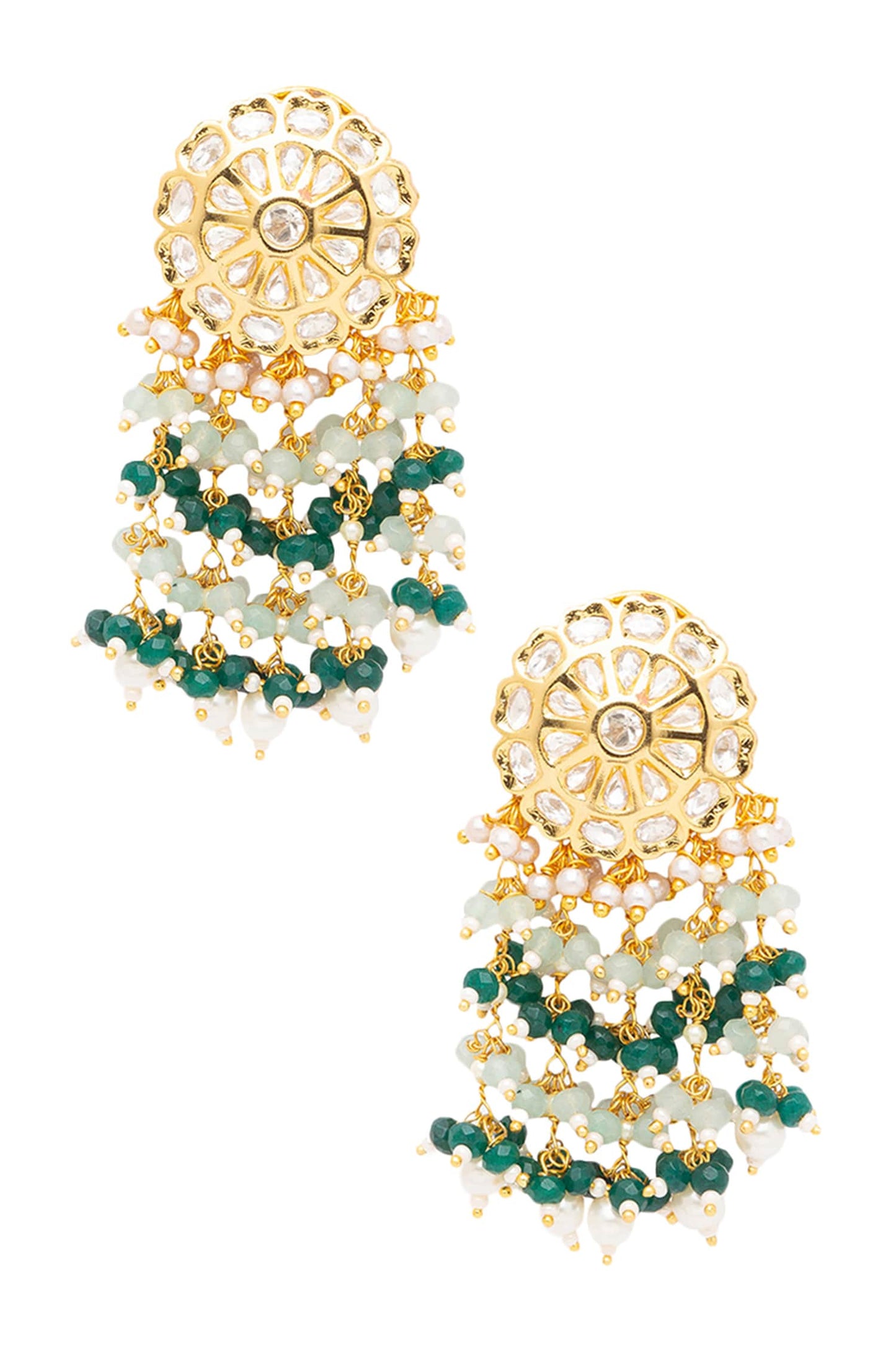 Tiered Bead Drop Danglers 