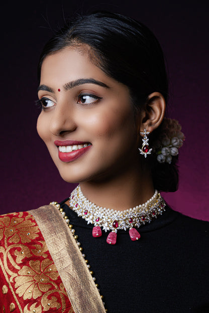 Studded Choker Set 