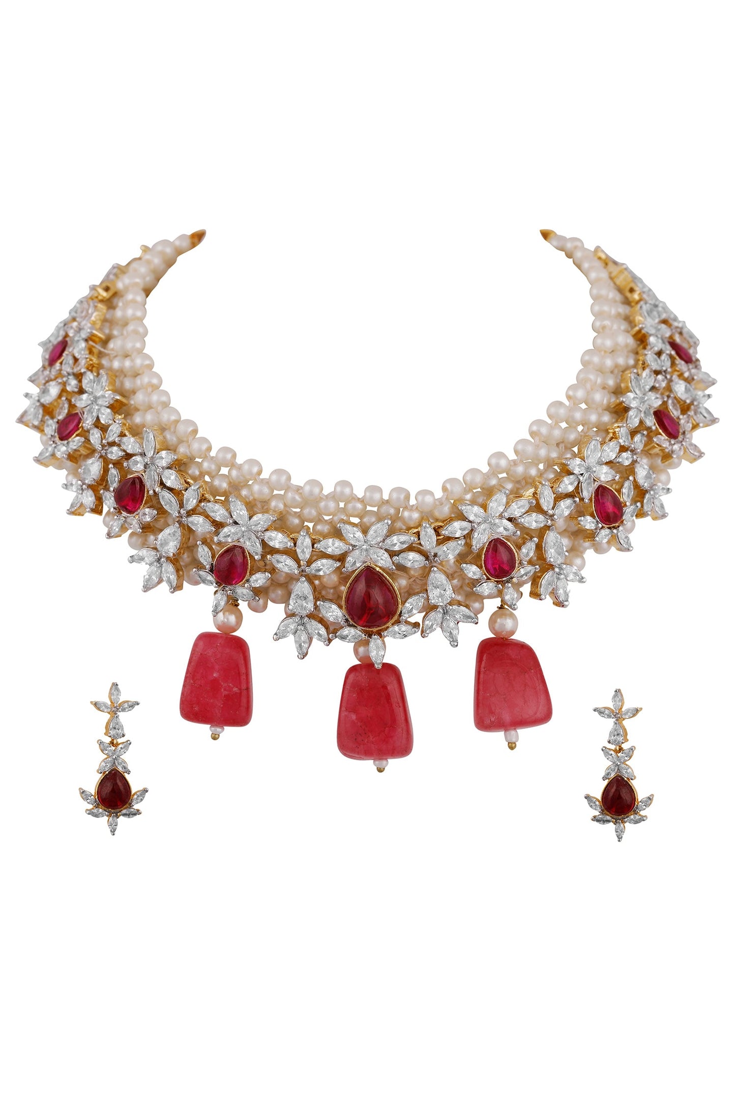 Studded Choker Set 