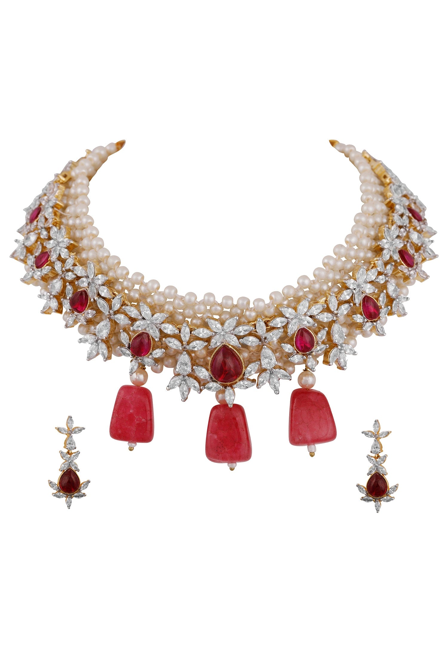 Studded Choker Set 