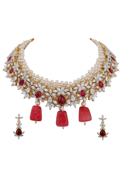 Studded Choker Set 