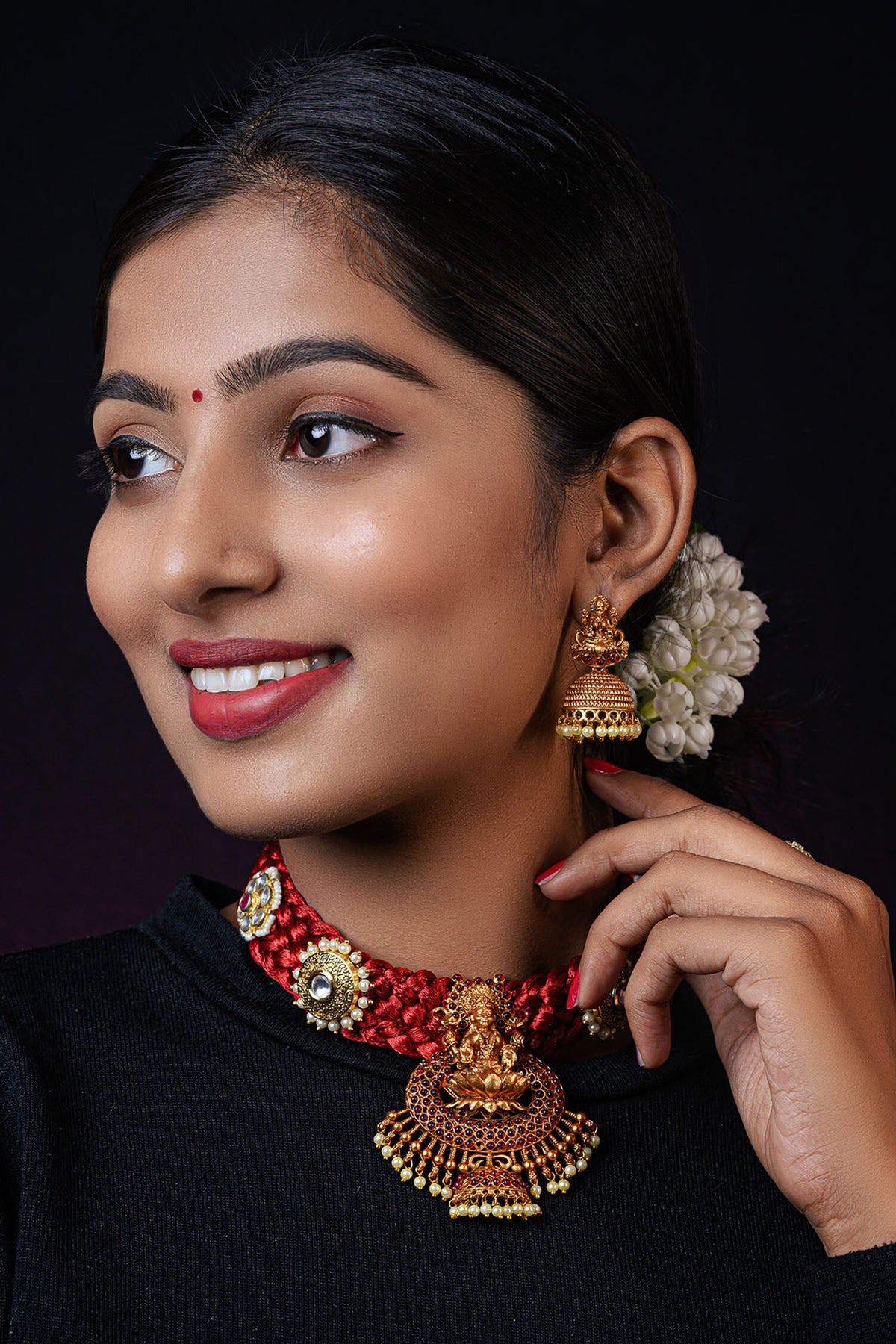 Handcrafted Temple Necklace Set 