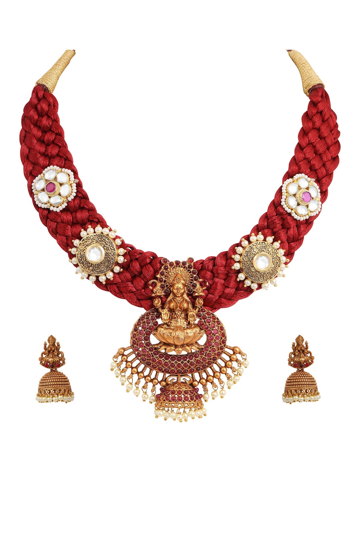 Handcrafted Temple Necklace Set 