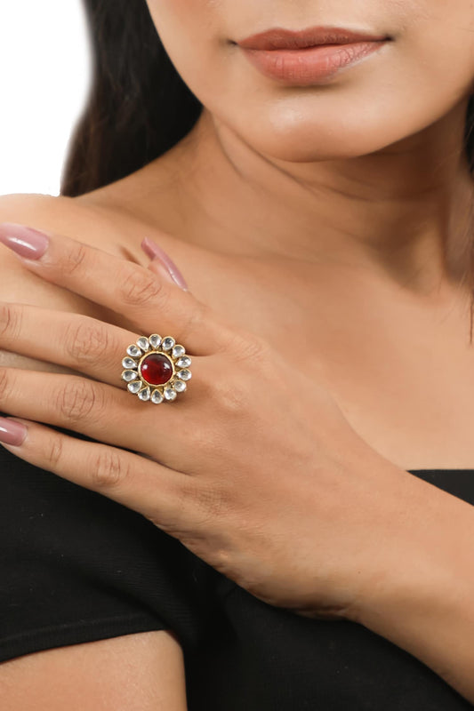 Flower Motif Ring 