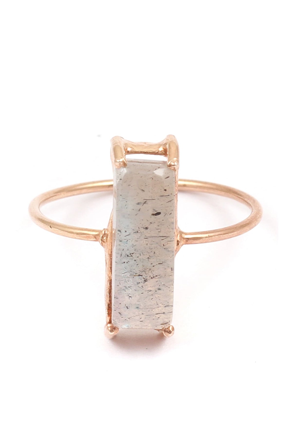 Gold Toned Handcrafted Stone Ring 