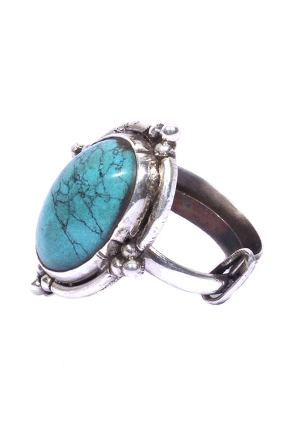 Handcrafted Adjustable Stone Ring 