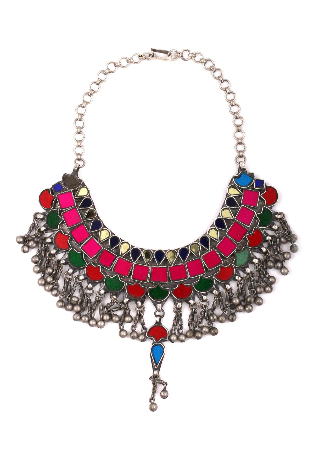 Multi Color Stone Studded Necklace 