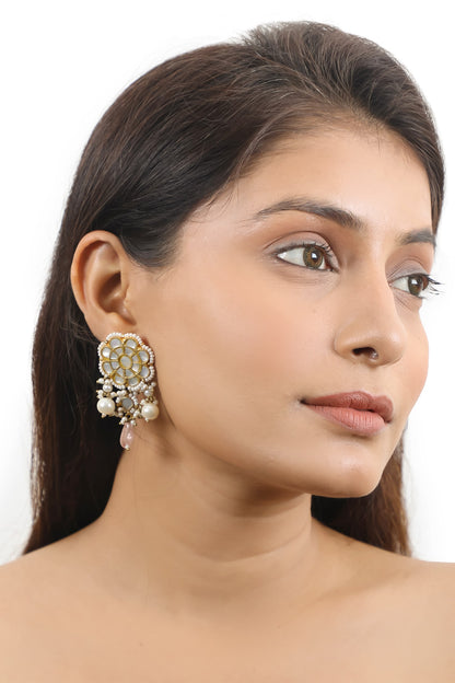Floral Pattern Earrings 