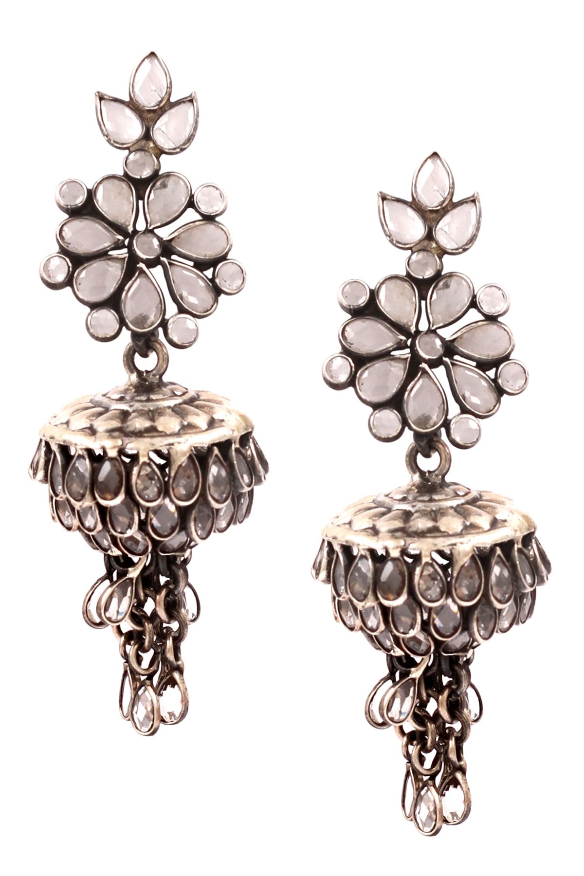 Stone Encrusted Earrings 