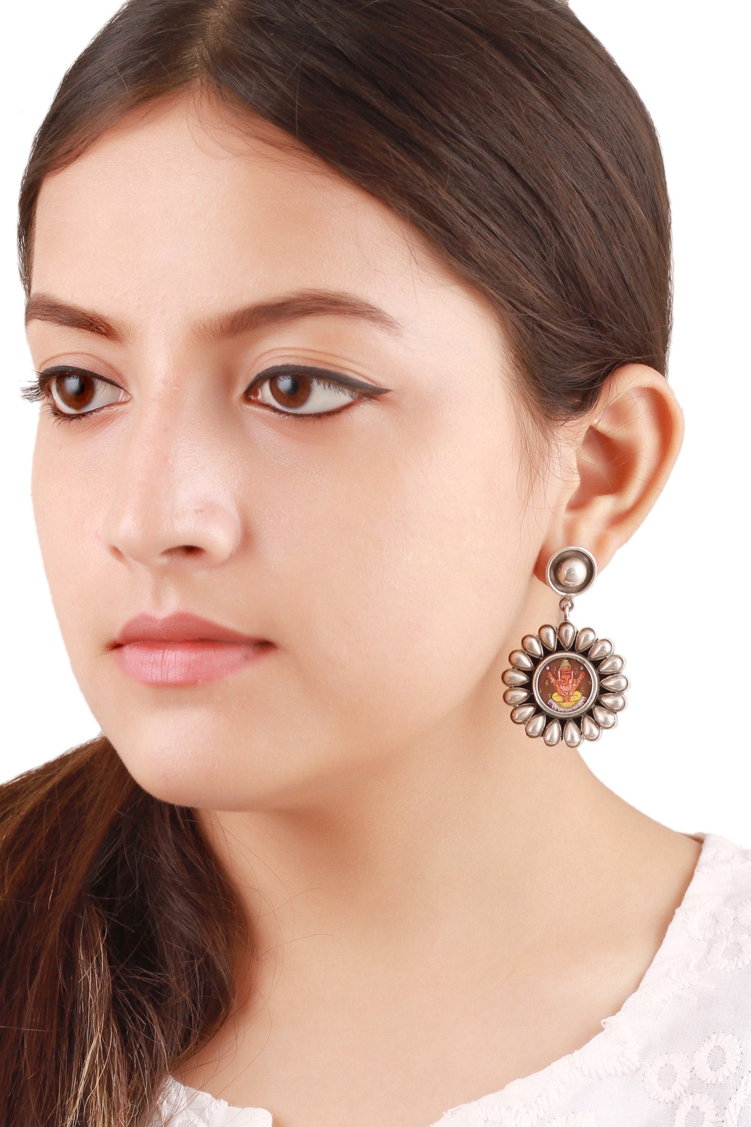 Handcrafted Temple Earrings 
