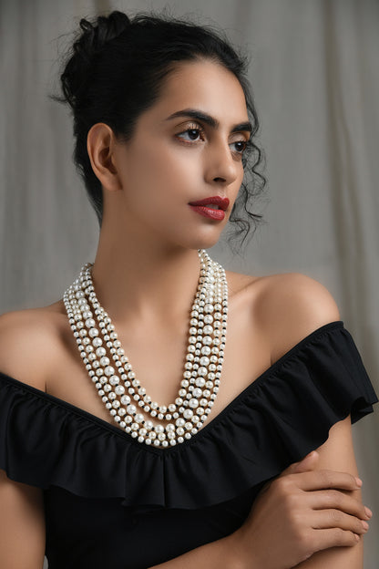 Bead Layered Necklace 