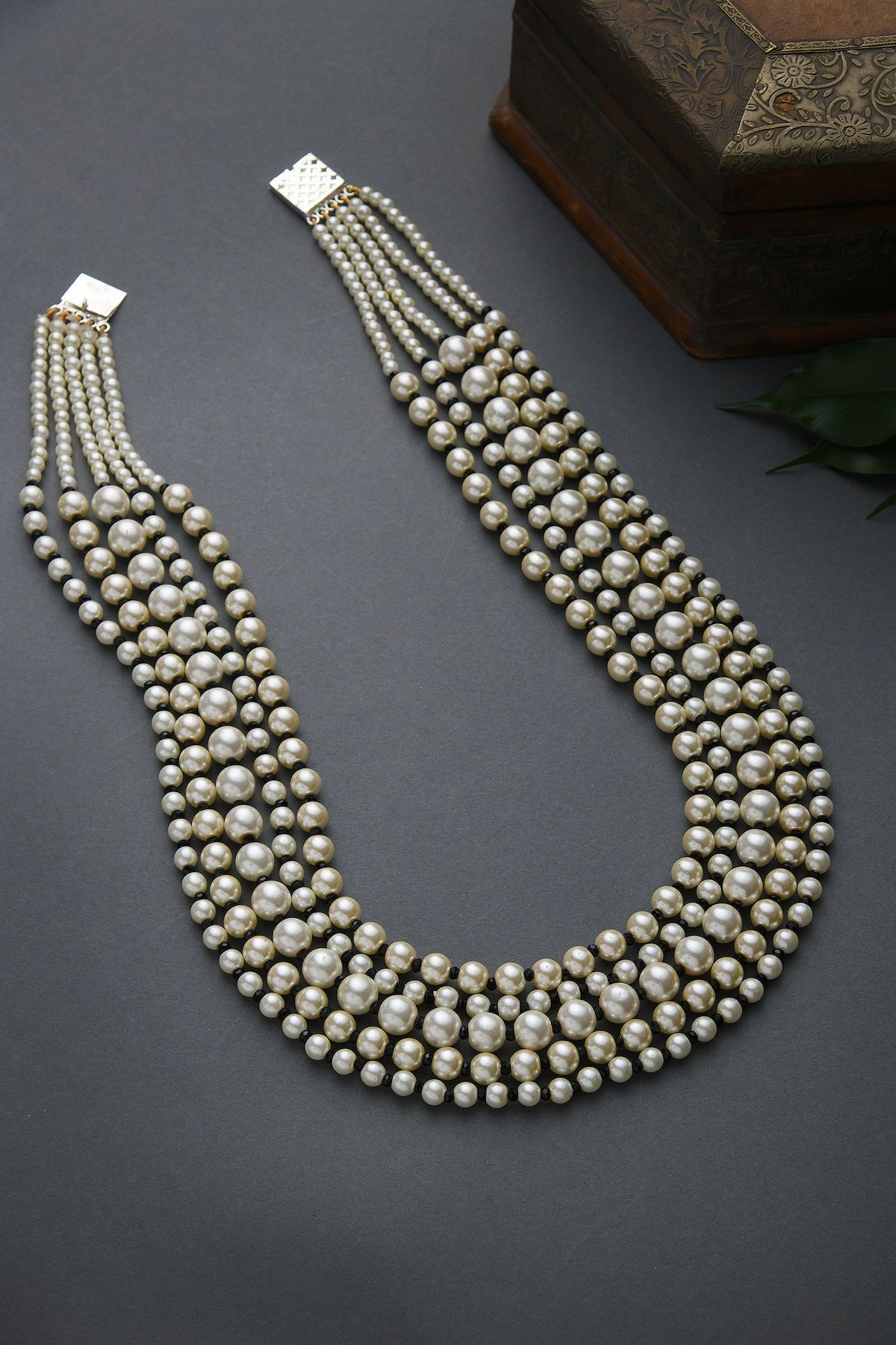 Bead Layered Necklace 