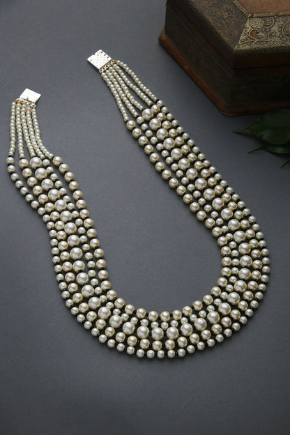Bead Layered Necklace 