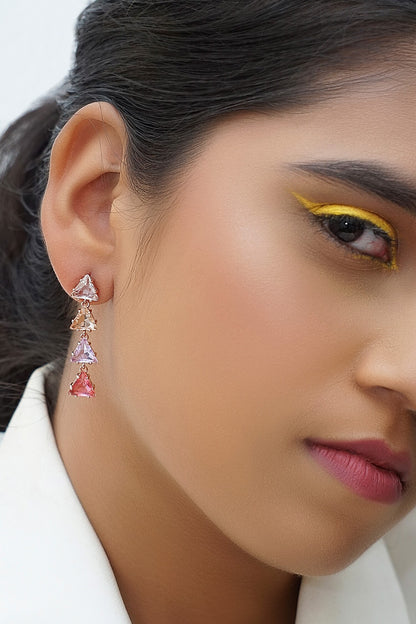 Triangle Shaped Earrings 