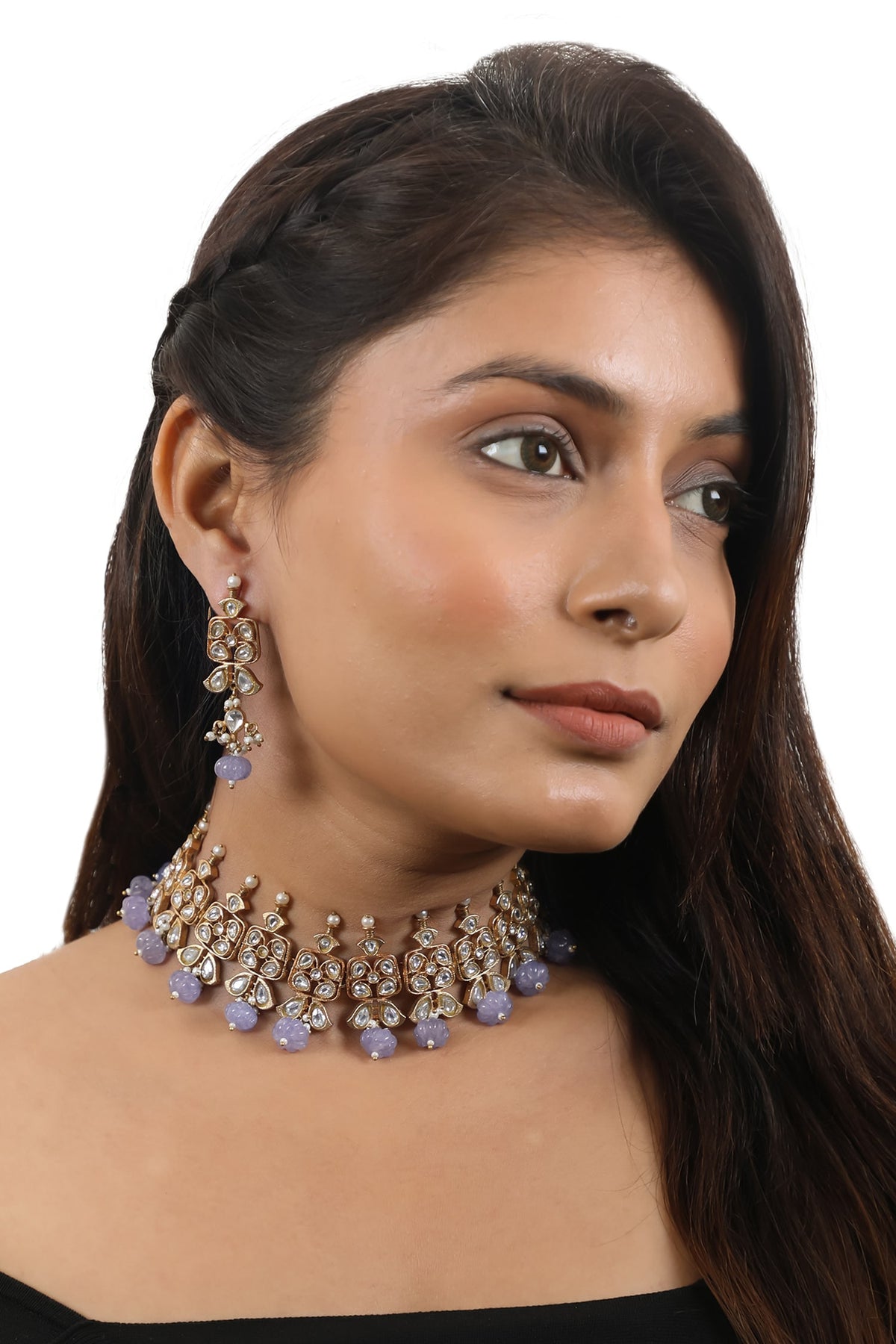 Bead Drop Choker Set 