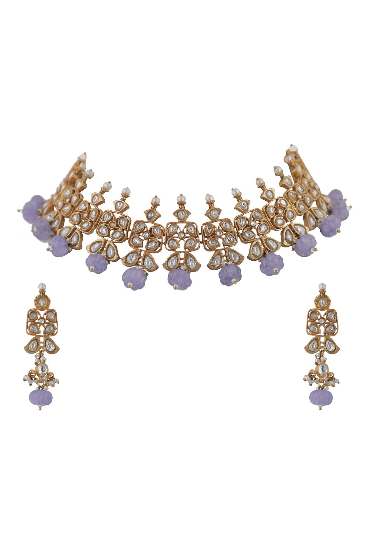 Bead Drop Choker Set 