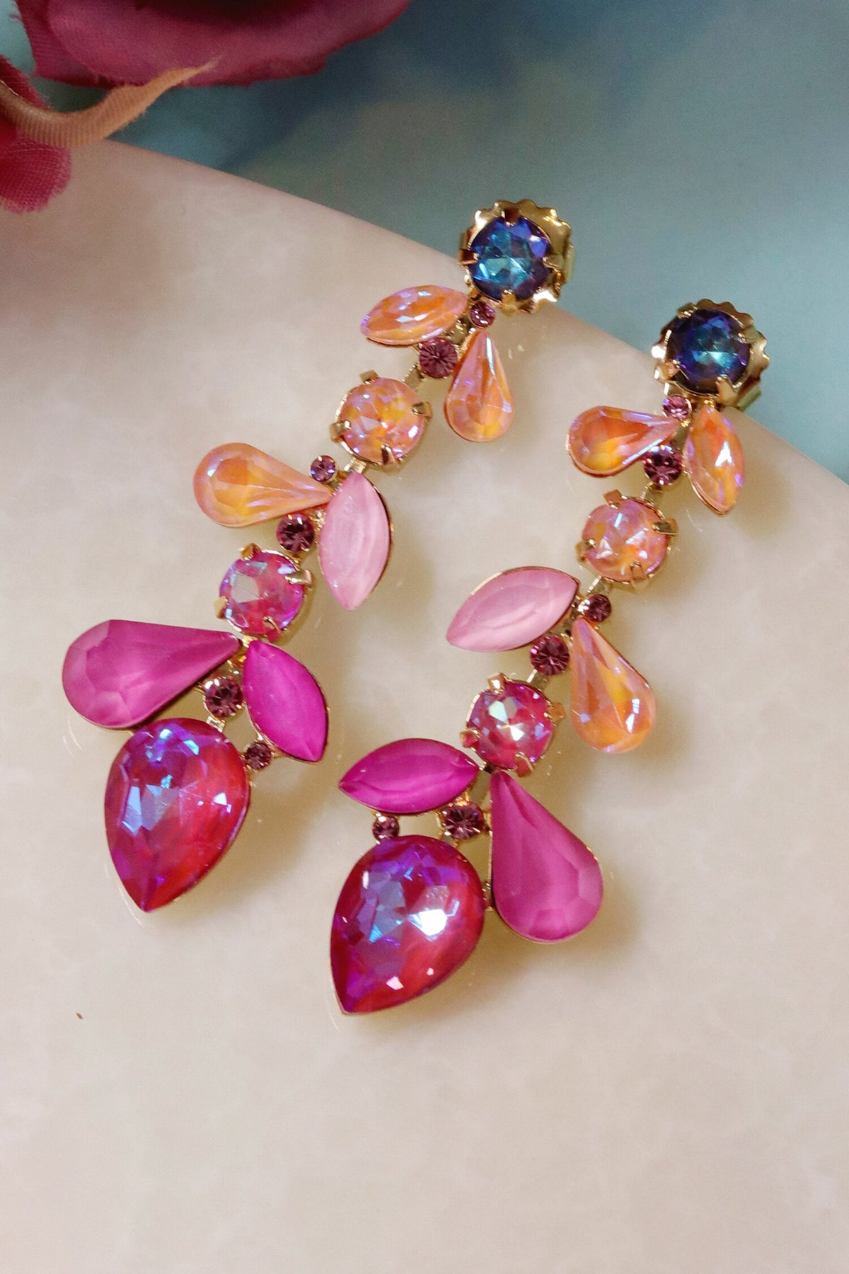 Leaf Shaped Earrings 