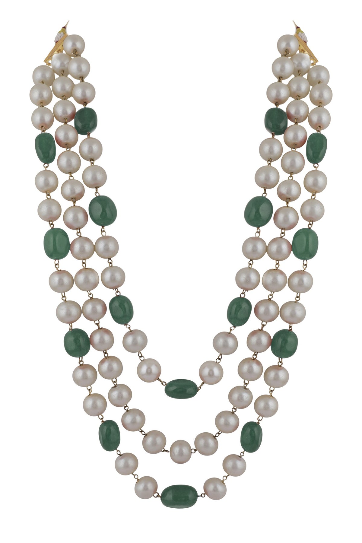 Pearl Three String Necklace 