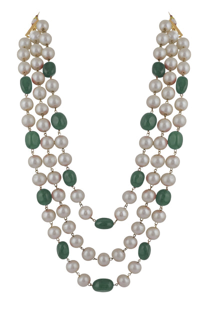 Pearl Three String Necklace 