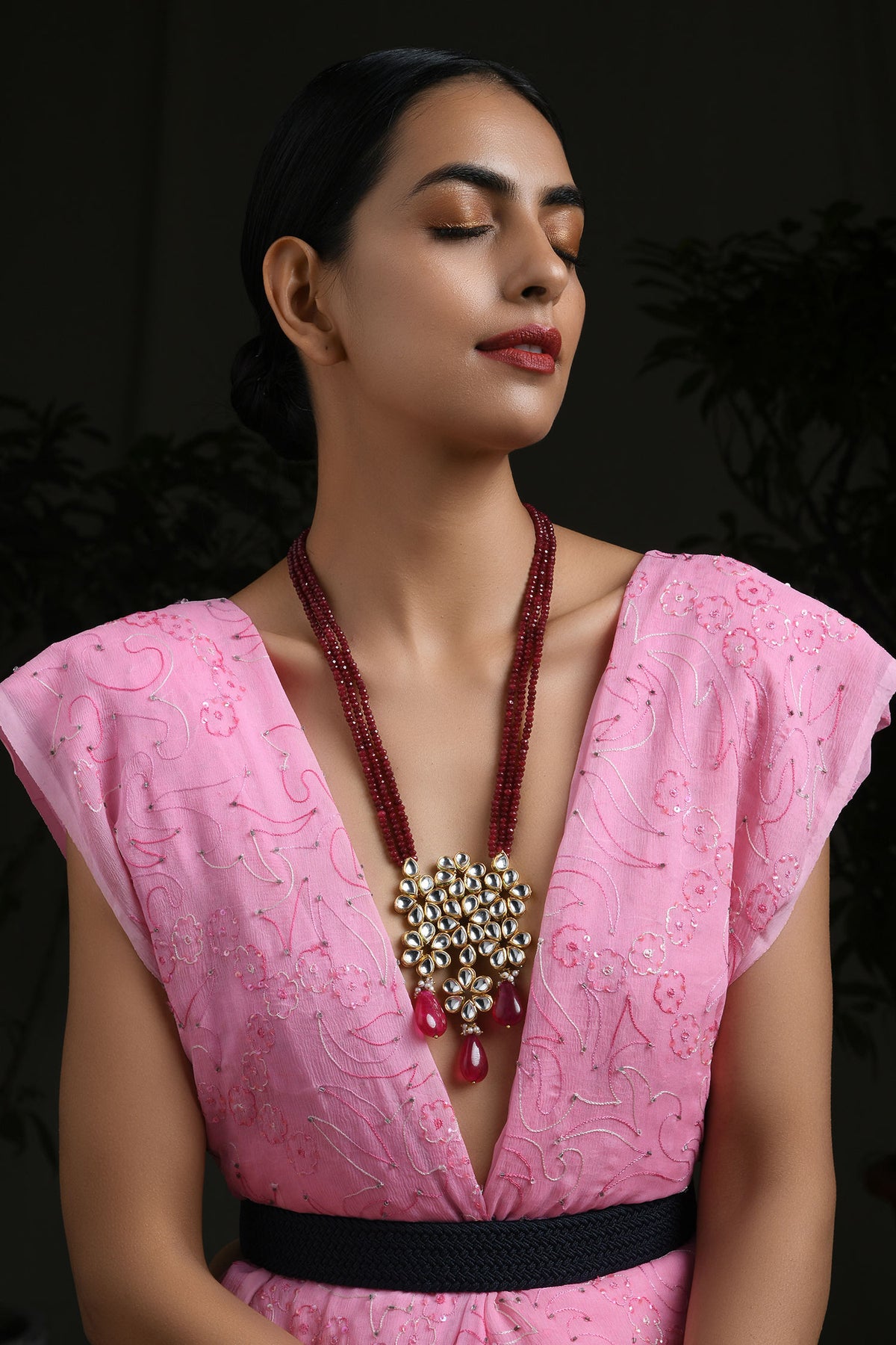 Kundan Pendant Necklace 