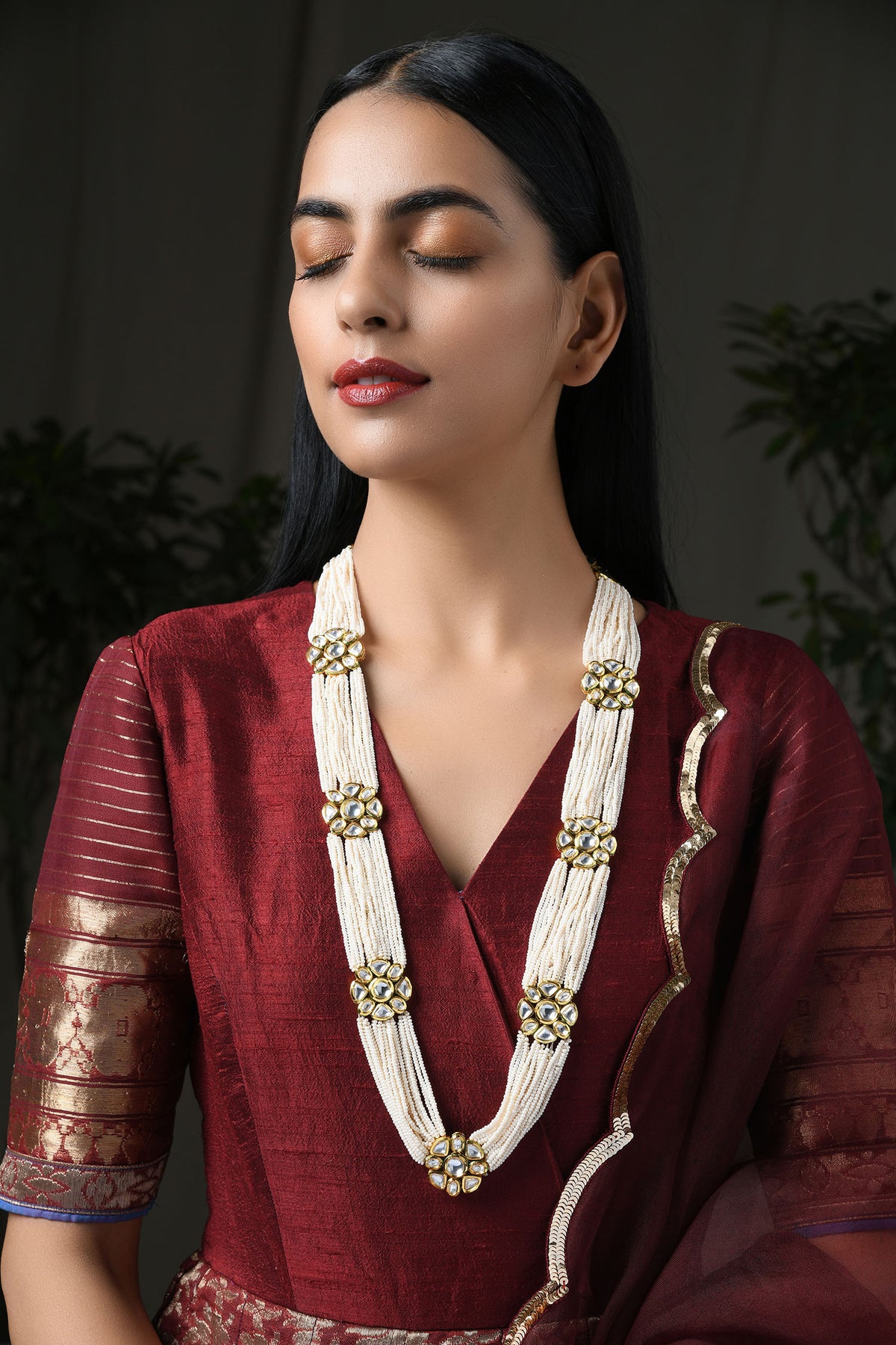 Kundan Layered Necklace 