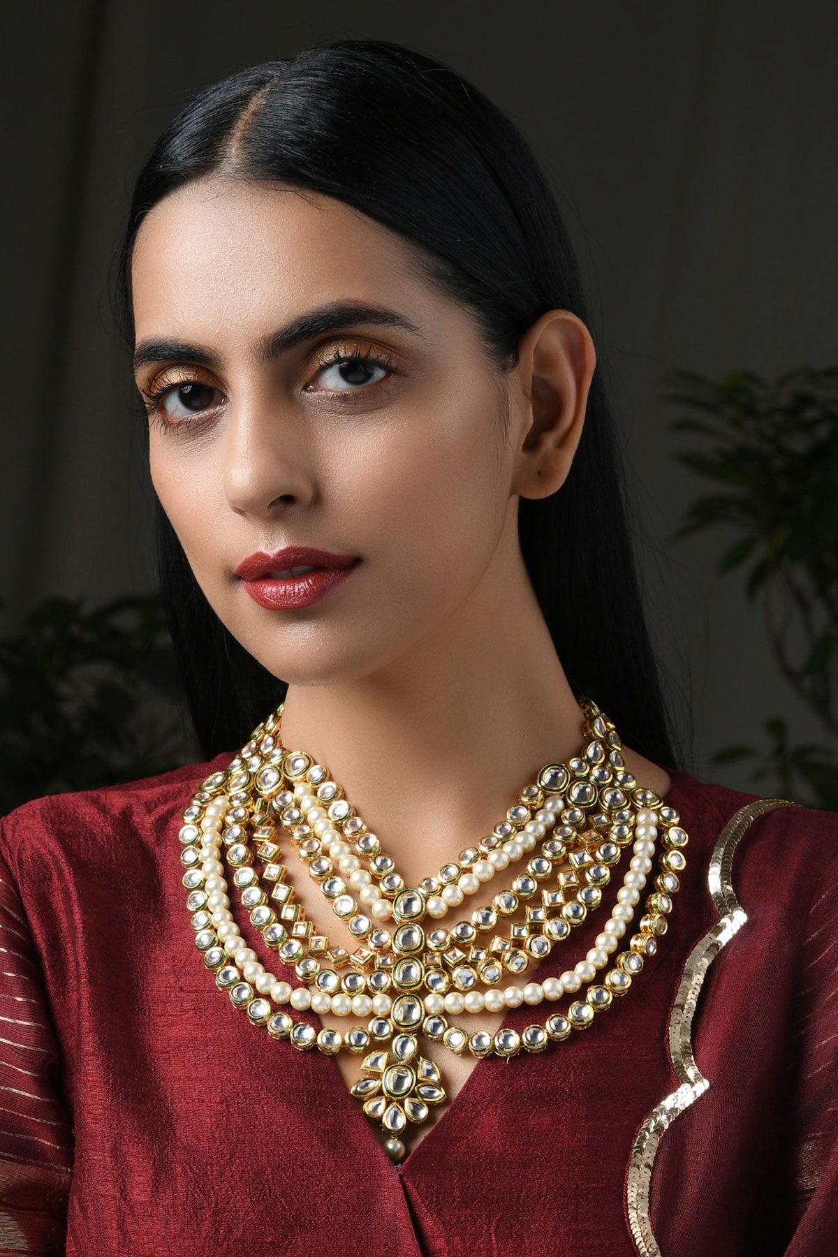 Kundan Layered Choker 