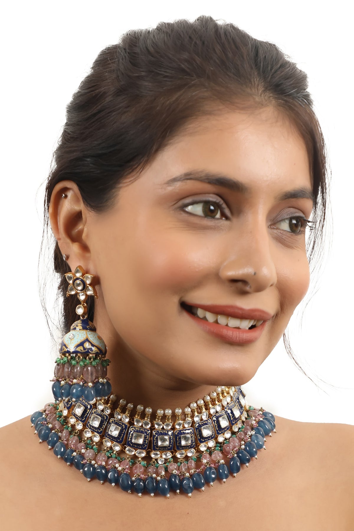 Mina Work Embellished Choker Set 