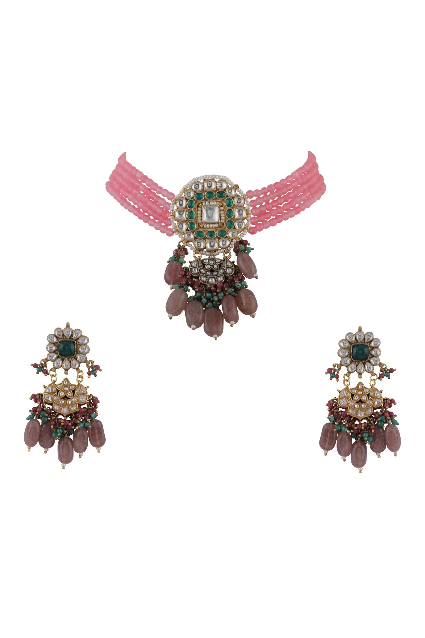 Jadtar Embellished Choker Set 