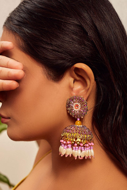 Bead Drop Jhumkis 