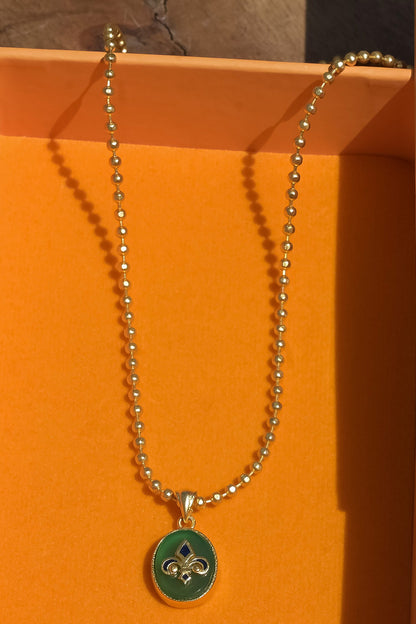 Onyx Embellished Necklace 